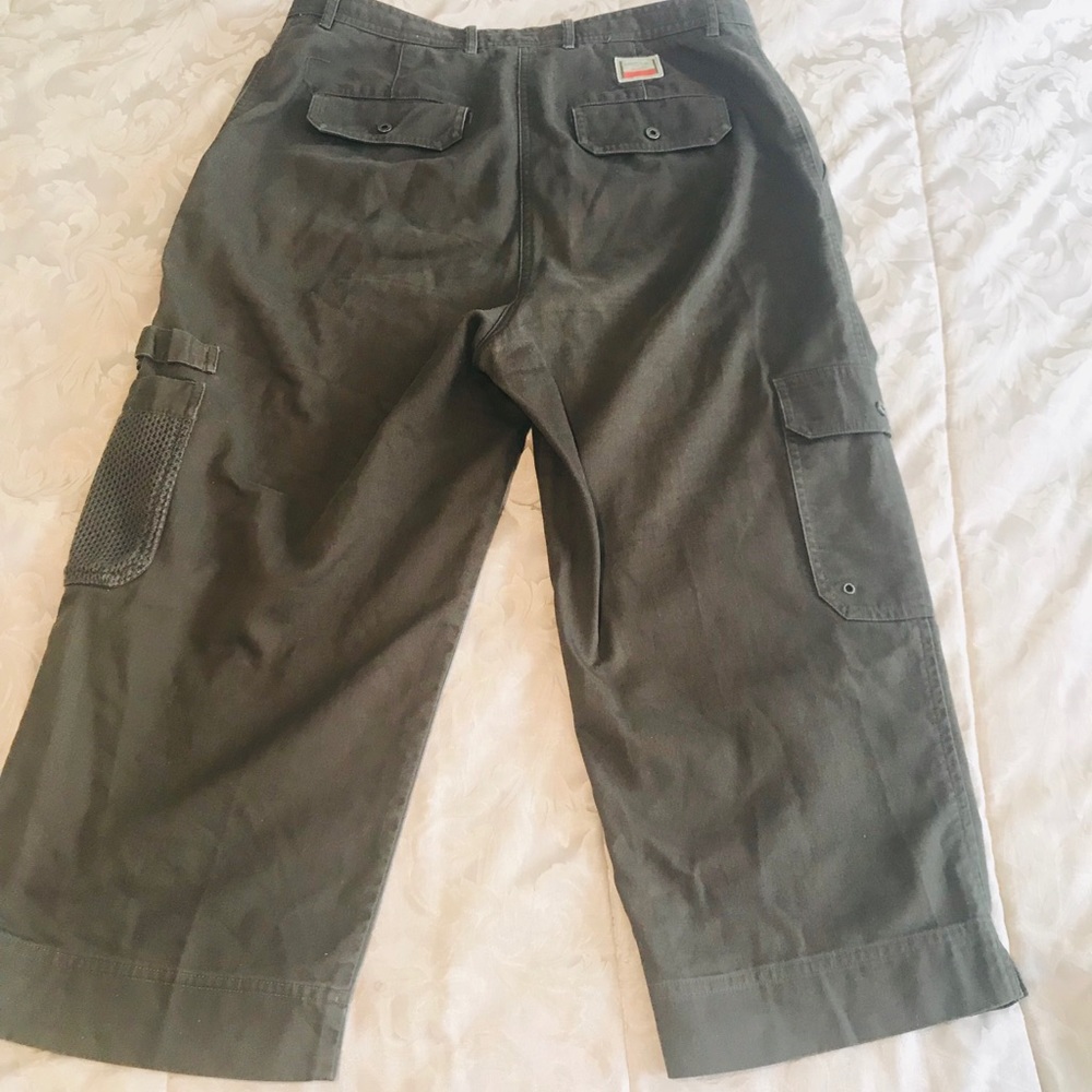 RALPH LAUREN OLIVE CARGO PANTS - Picture 4 of 8